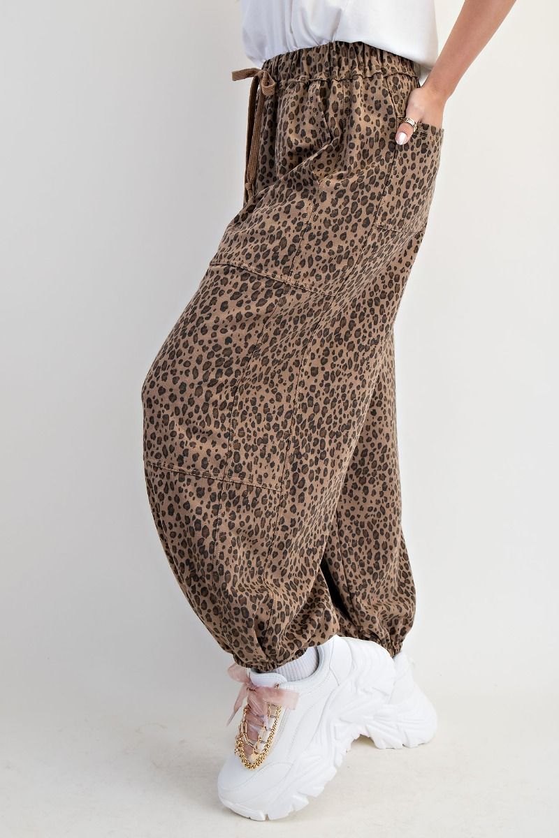 Leopard Joggers