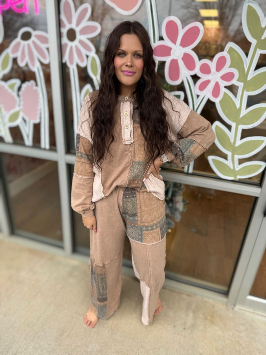 Bandana Patchwork Top