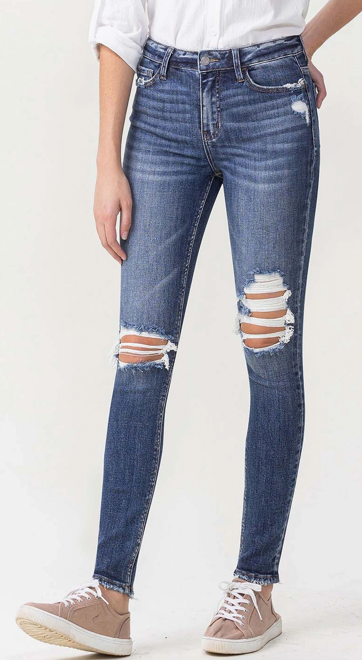 High Rise Dark Wash Skinny