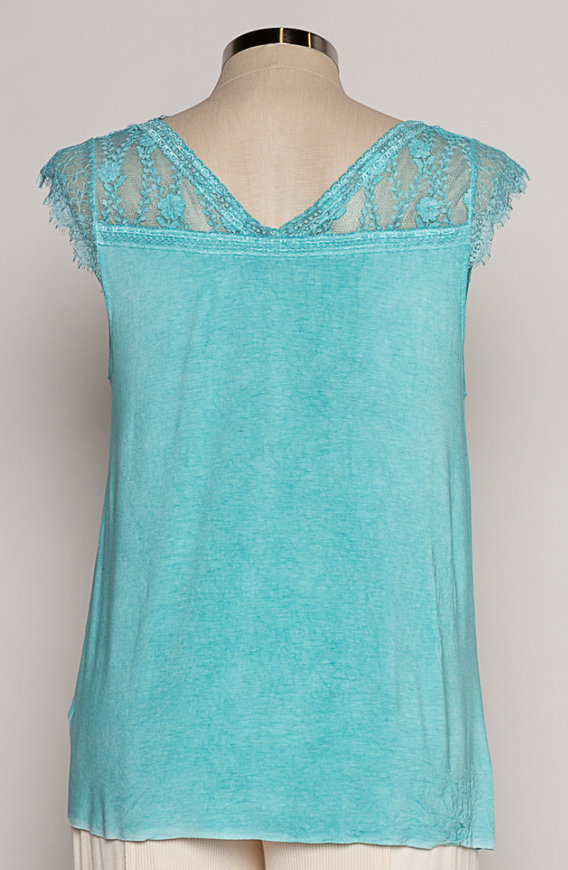 Lace V-Neck