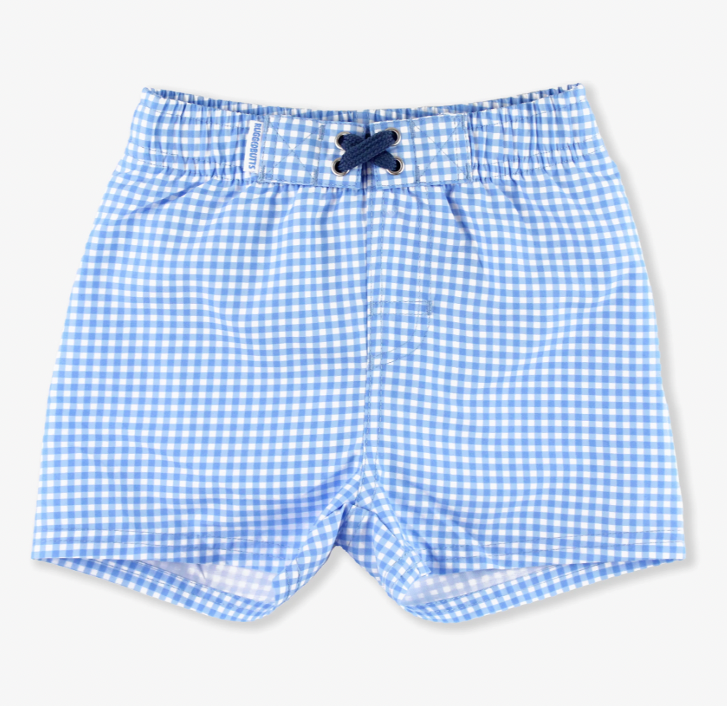 Blue Gingham Swim Trucks