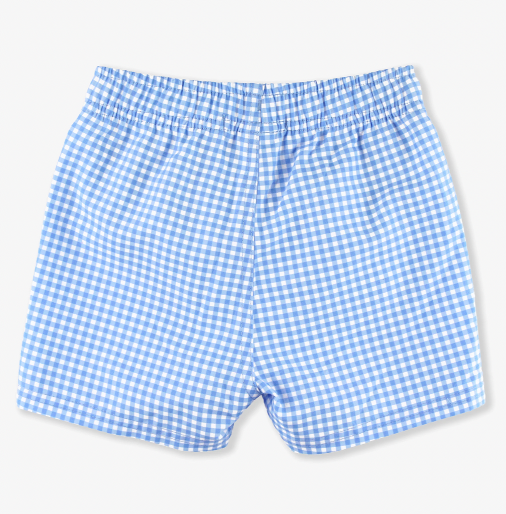 Blue Gingham Swim Trucks