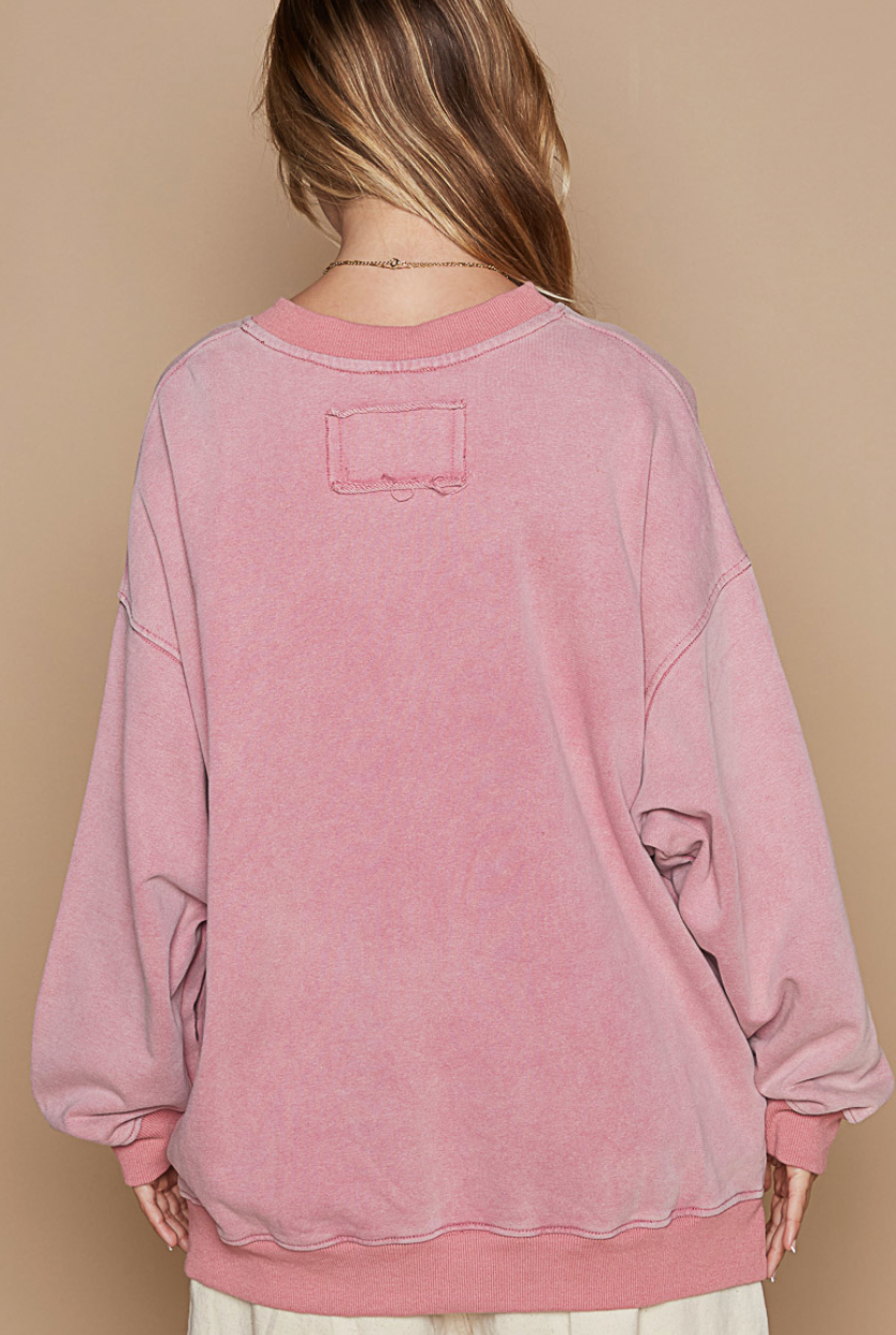 Dusty Pink Vintage Sweatshirt