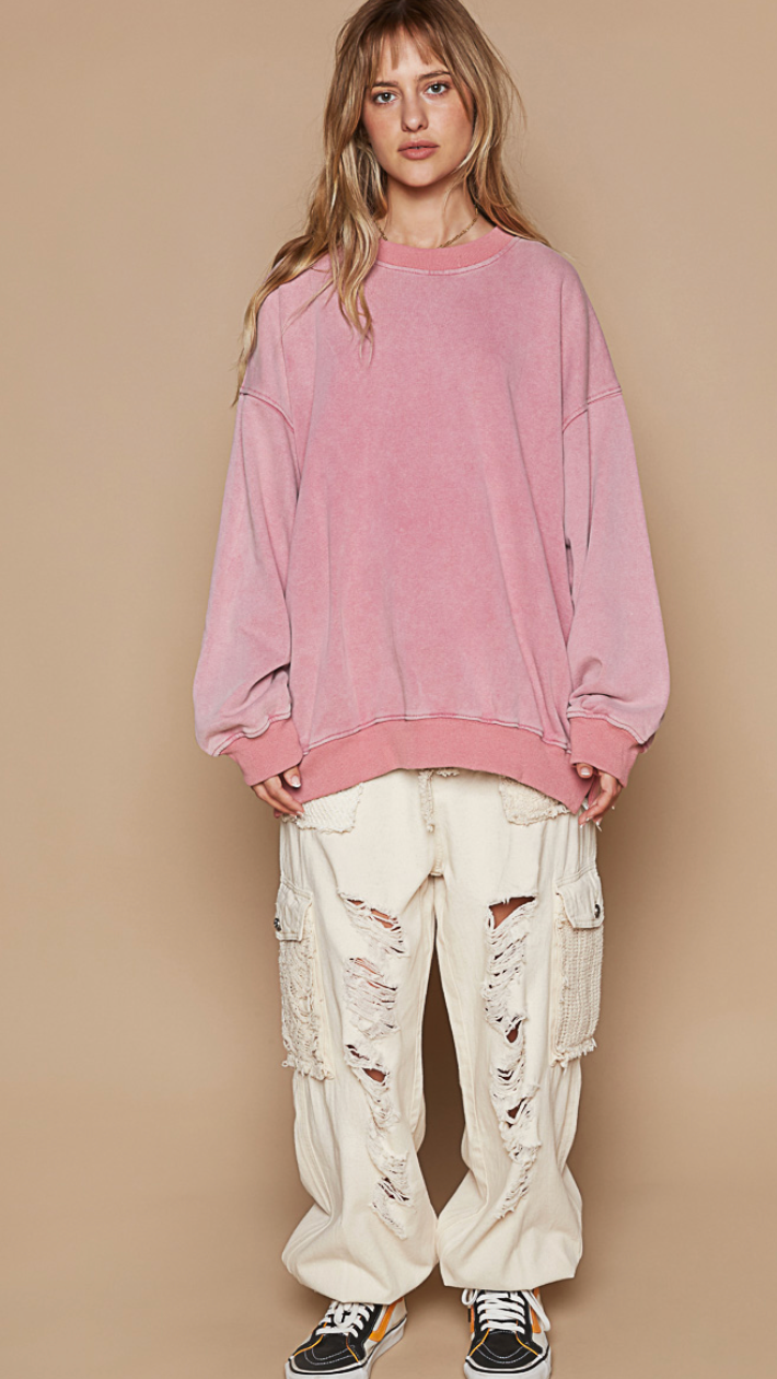 Dusty Pink Vintage Sweatshirt