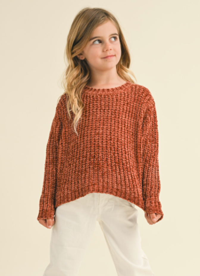 Rust Chenille Sweater