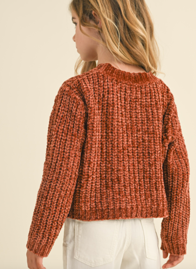 Rust Chenille Sweater