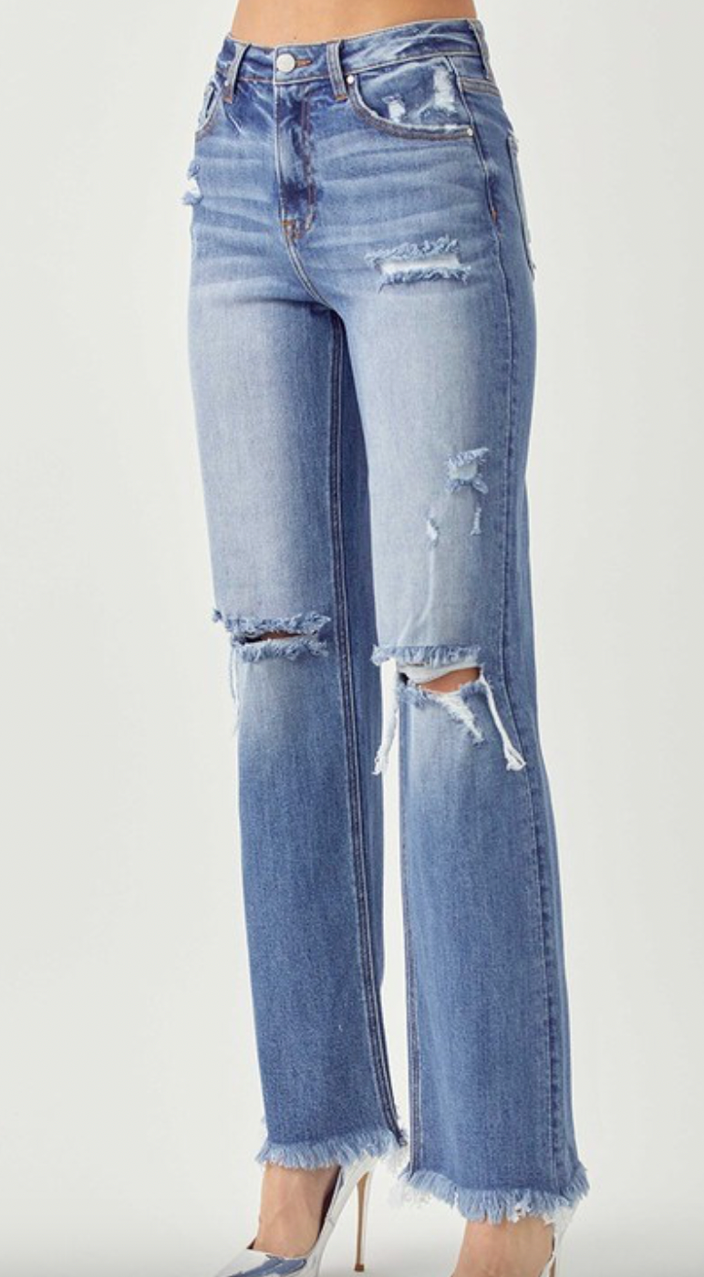 Risen High Rise Jeans