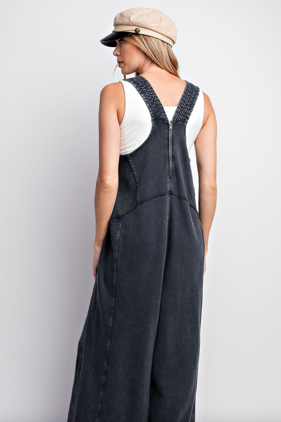 Washed Soft Knit Jumpsuit