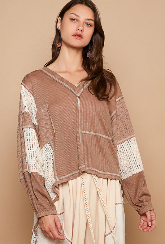 Chocolate Oversized Top