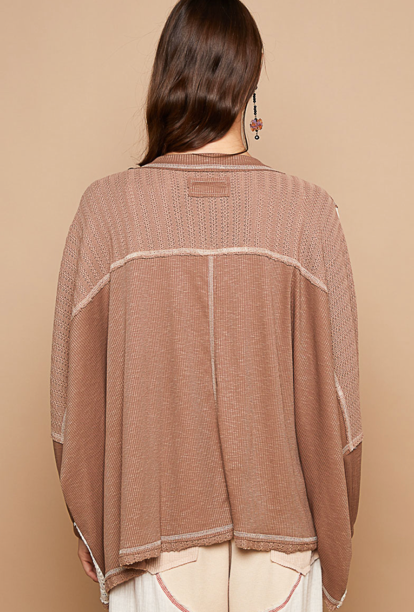 Chocolate Oversized Top