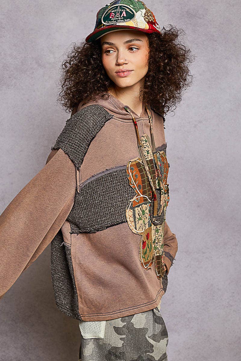 Flower Patch Knit Top