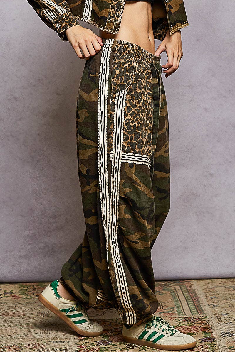 Camo Cheetah Joggers