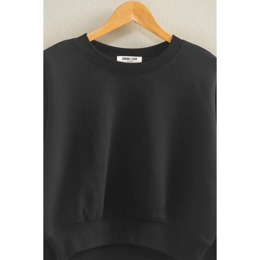 Everyday Long Sleeve Cropped Sweatshirt