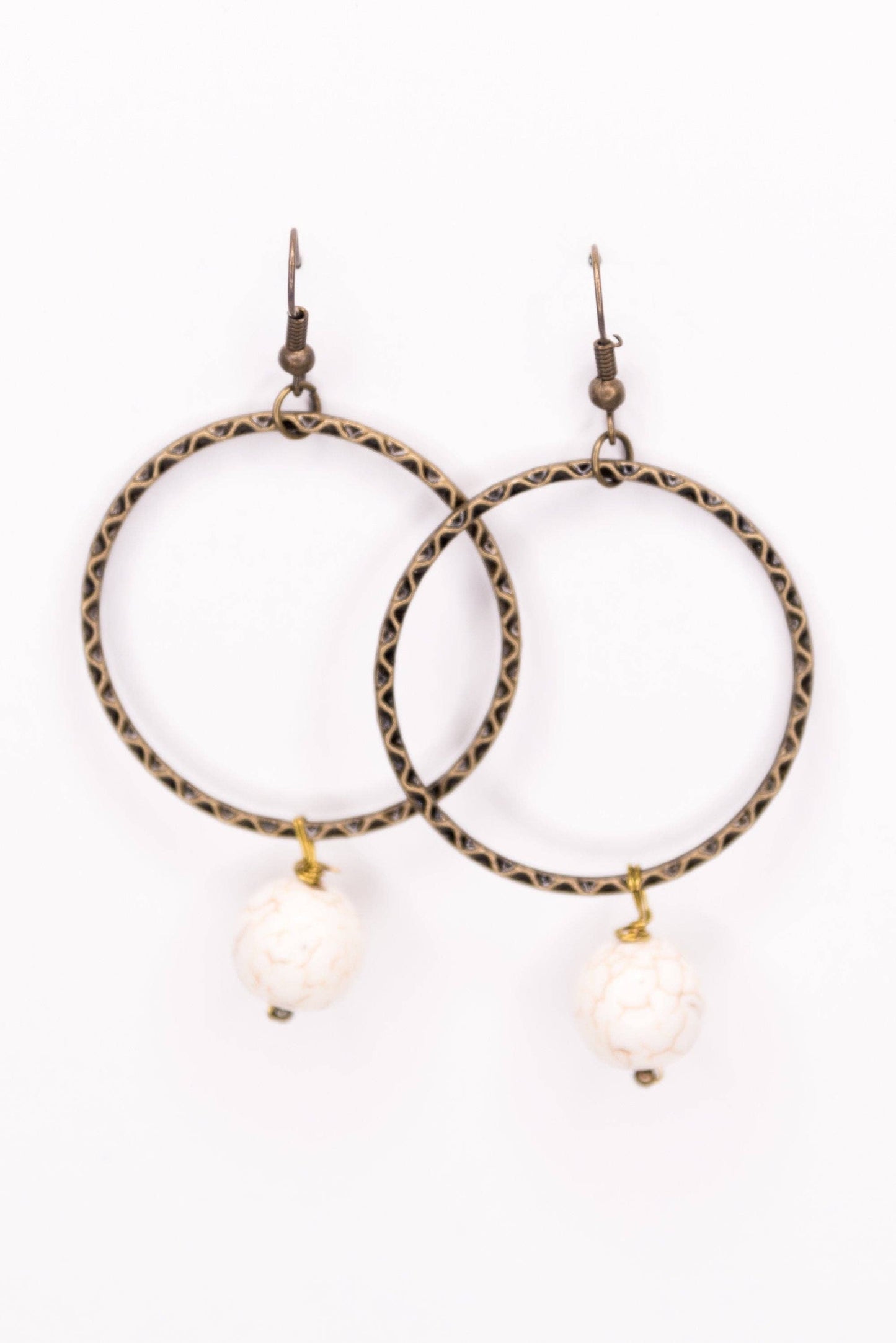 Olivia Earrings in White