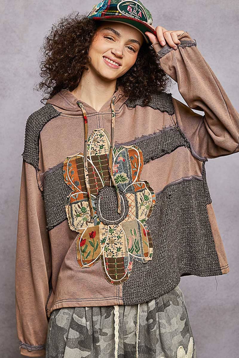 Flower Patch Knit Top