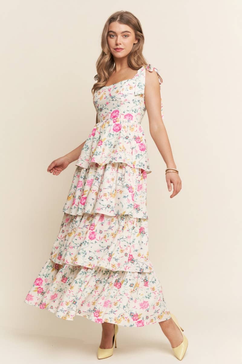 Floral Tiered Maxi