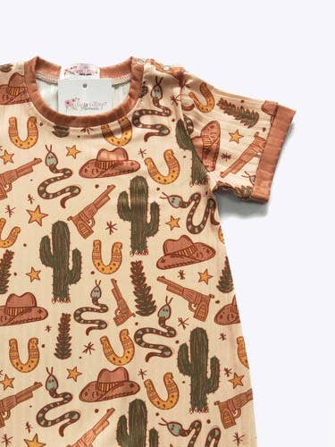 Desert West SS Boy Romper