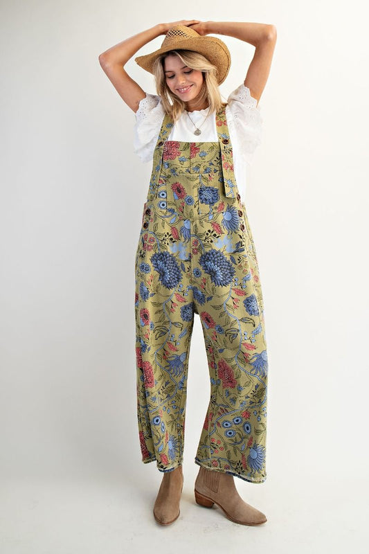 Vintage Sage Overalls