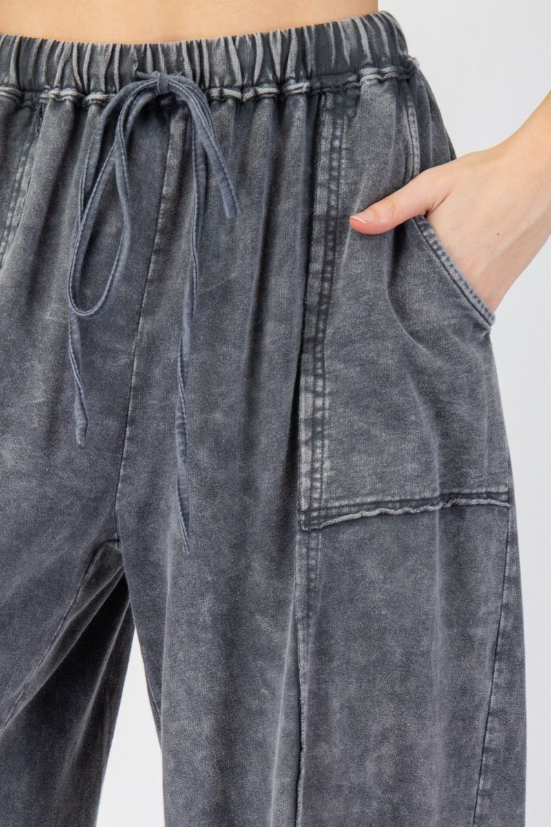 Smoke Mineral Wash Pants