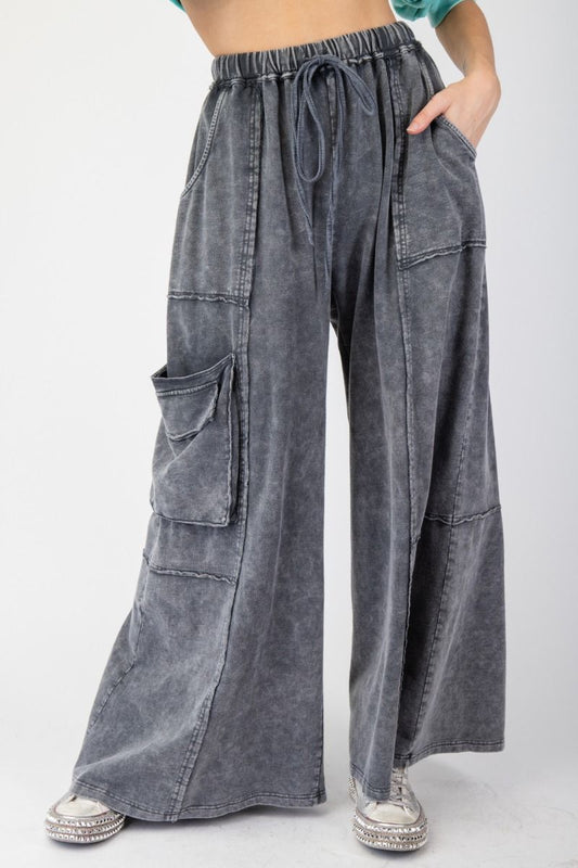 Smoke Mineral Wash Pants