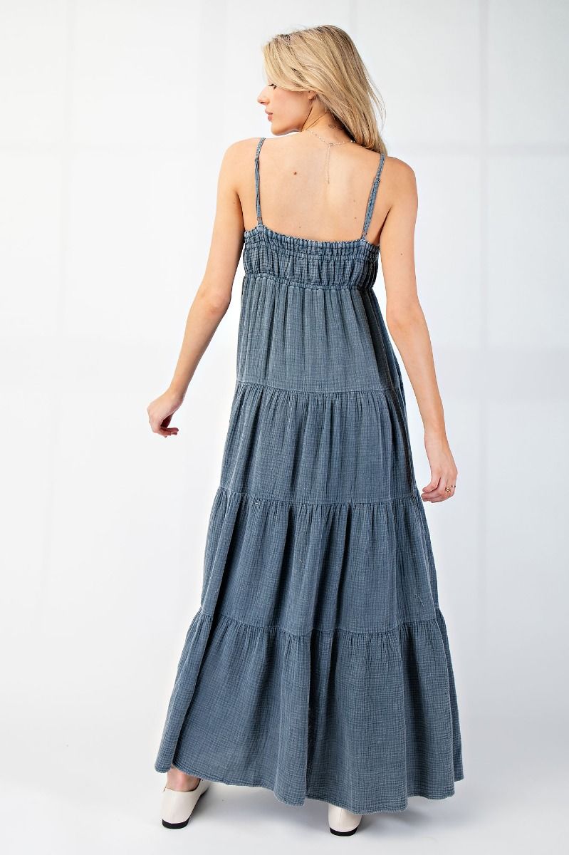 Mineral Wash Tiered Maxi