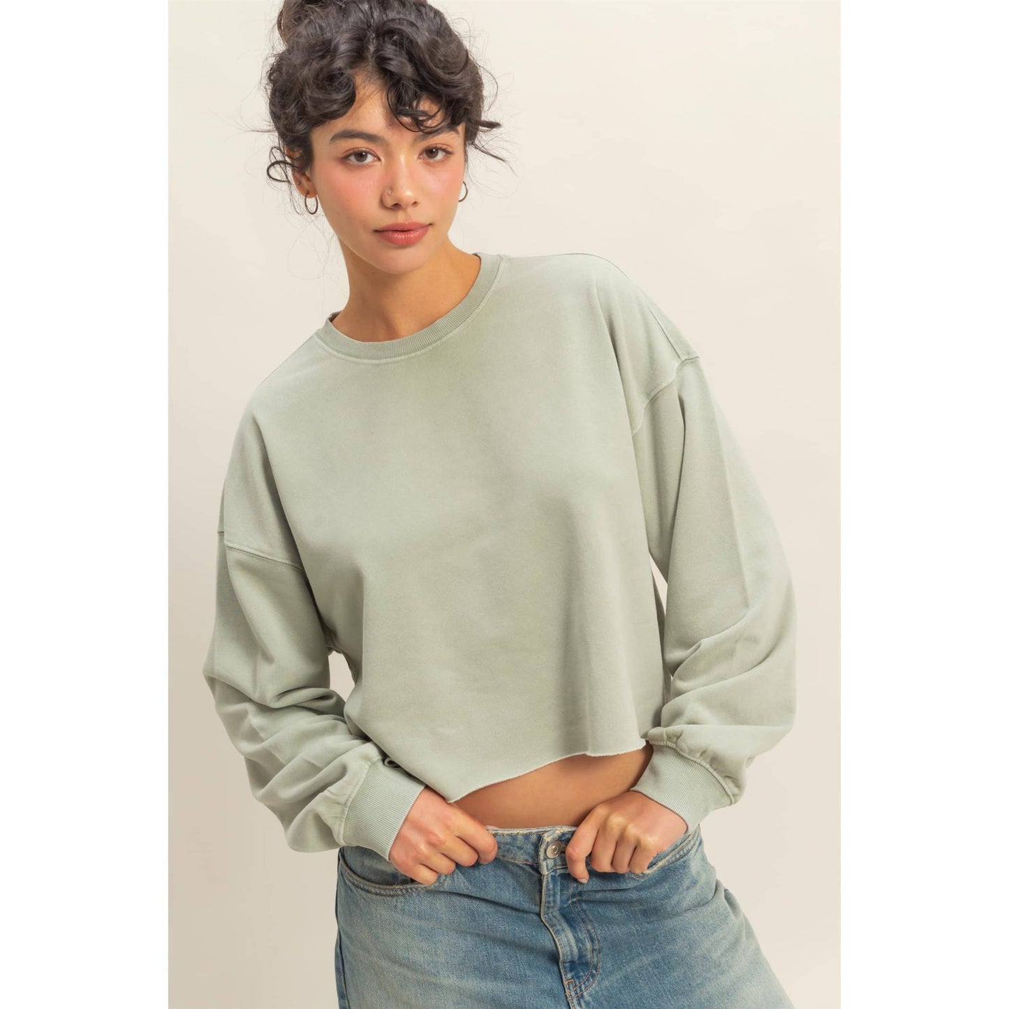 Cropped Crewneck Sweatshirts