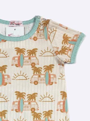 Surfs Up Boy Romper