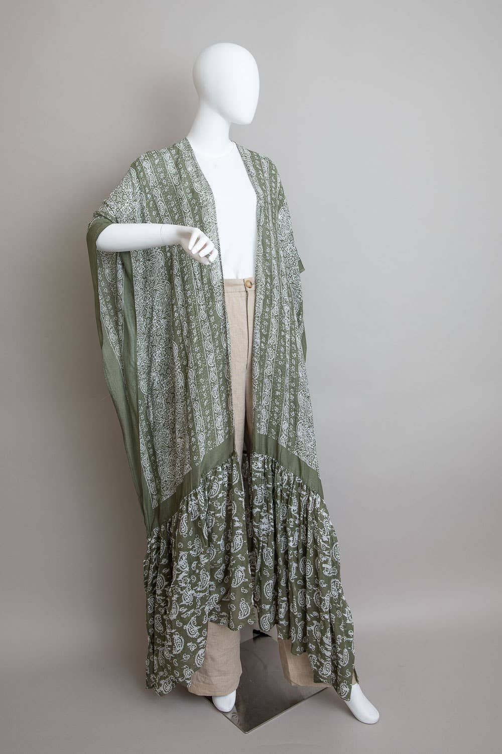 Paisley Drape Kimono